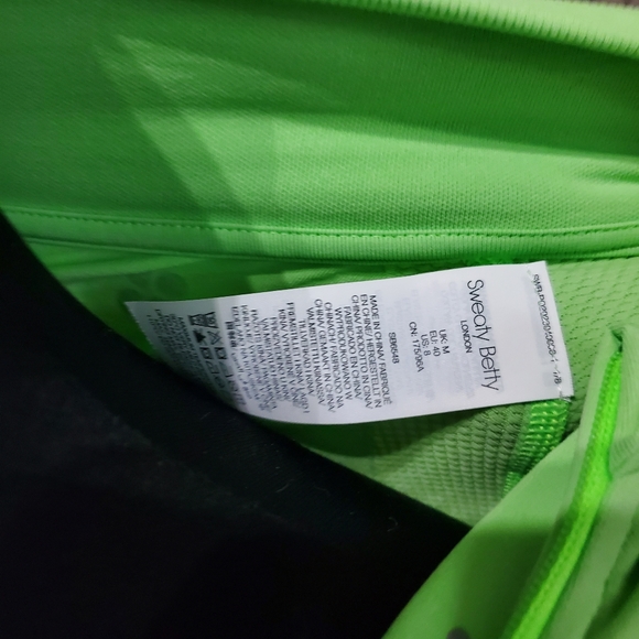 Sweaty Betty Seamless Green Pullover - Picture 3 of 3